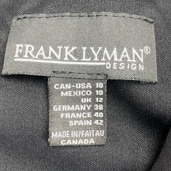 FRANK LYMAN Design Animal Print Dress Sz 10 - Picture 4 of 4